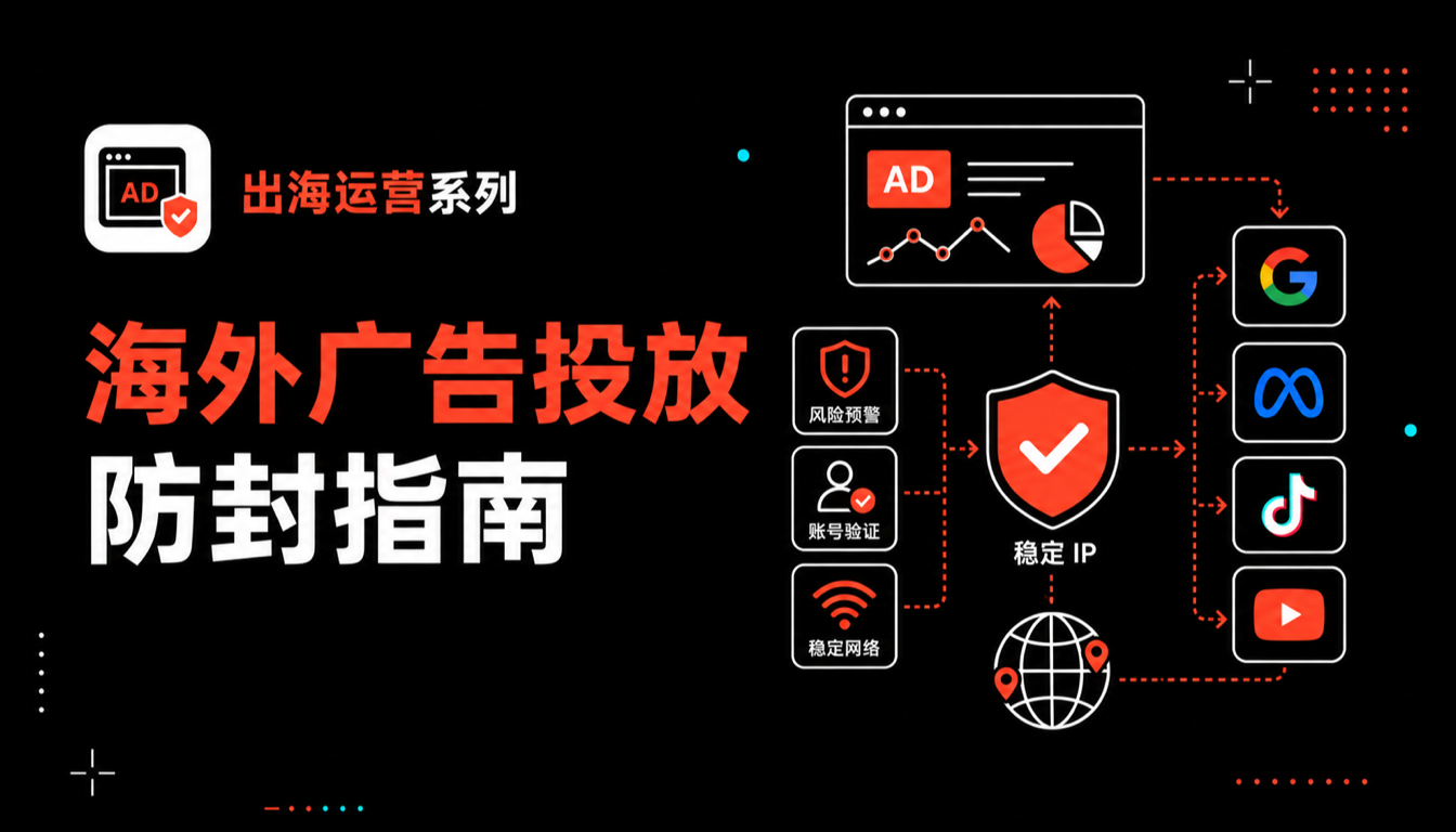 2026 海外广告投放防封指南：如何为团队构建高权重的固定 IP 与 VPN 通道
