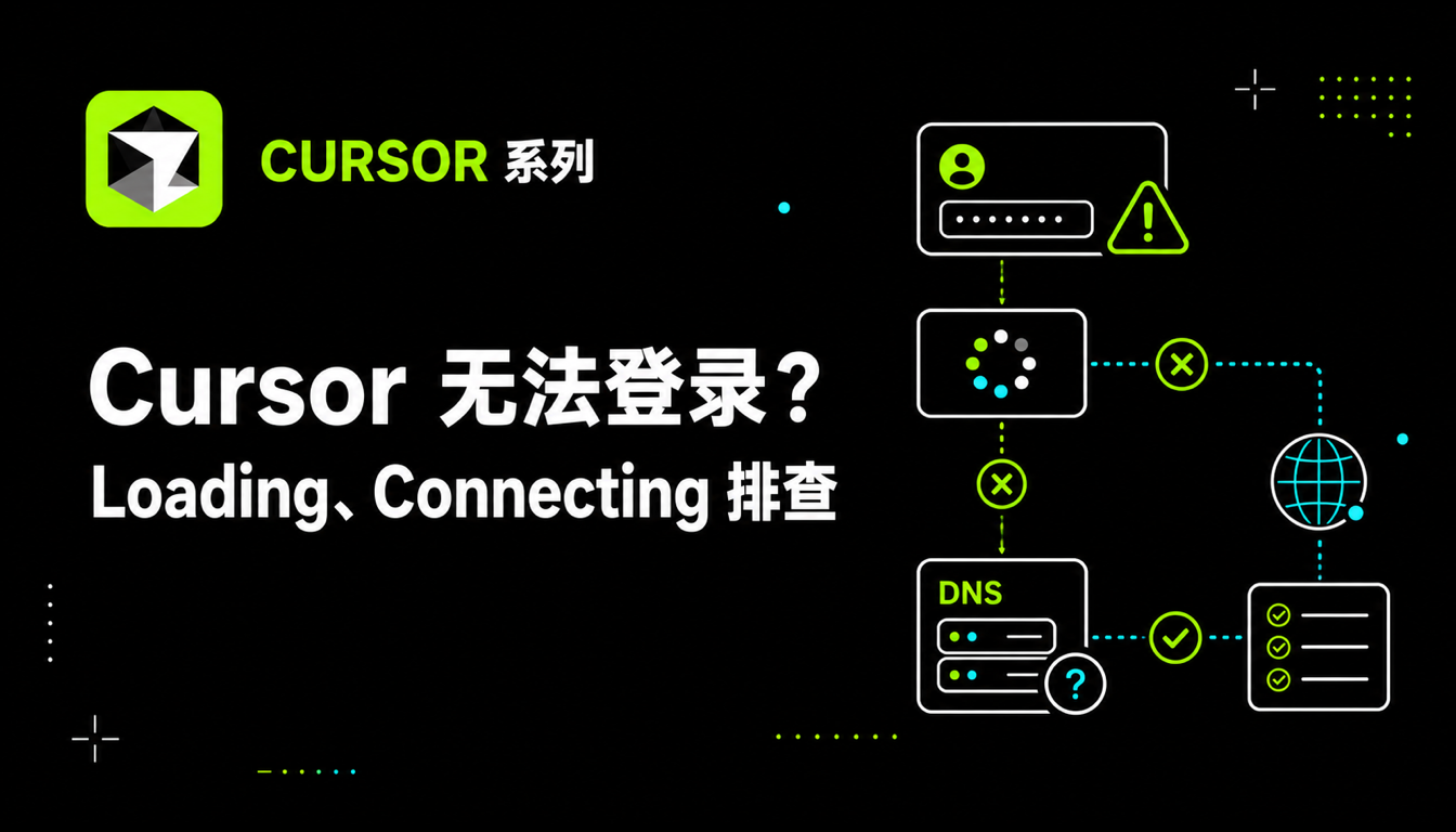Cursor 无法登录、一直 Loading 或 Connecting？网络问题排查指南