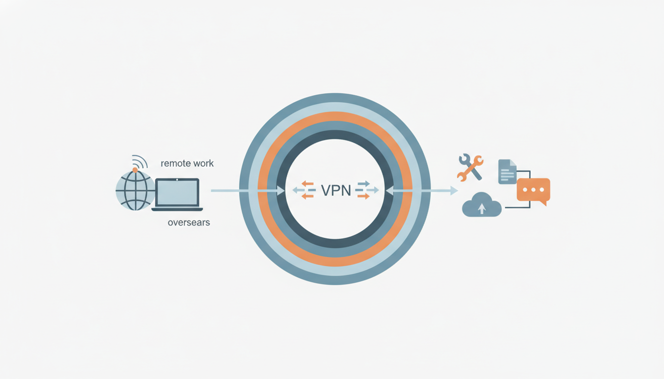 远程办公 VPN 指南:如何让海外工具、会议和文件协作更稳定?
