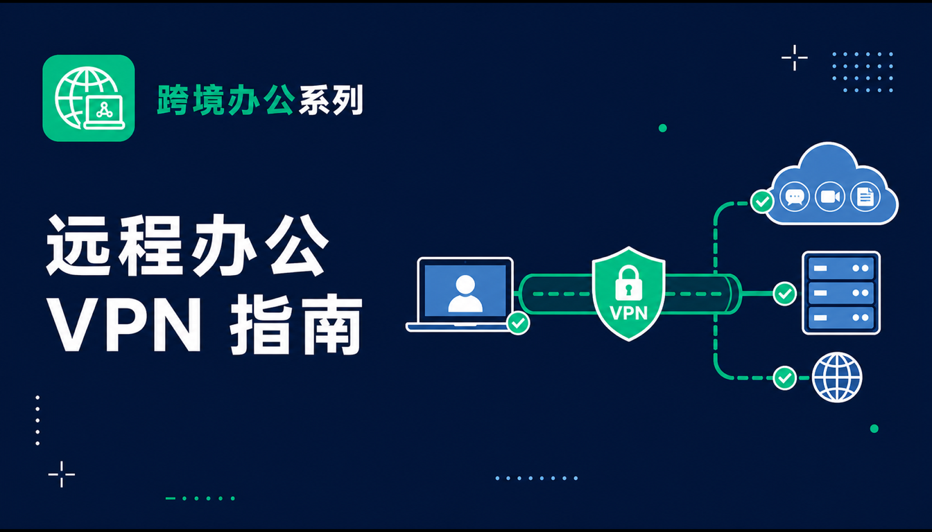 远程办公 VPN 指南：如何让海外工具、会议和文件协作更稳定？